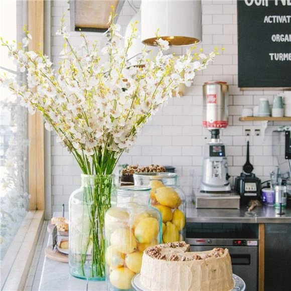 Artificial Orchid Silk Fake Flowers Faux Dancing Lady Orchids Stems Flower 10Pcs - Picture 7 of 7